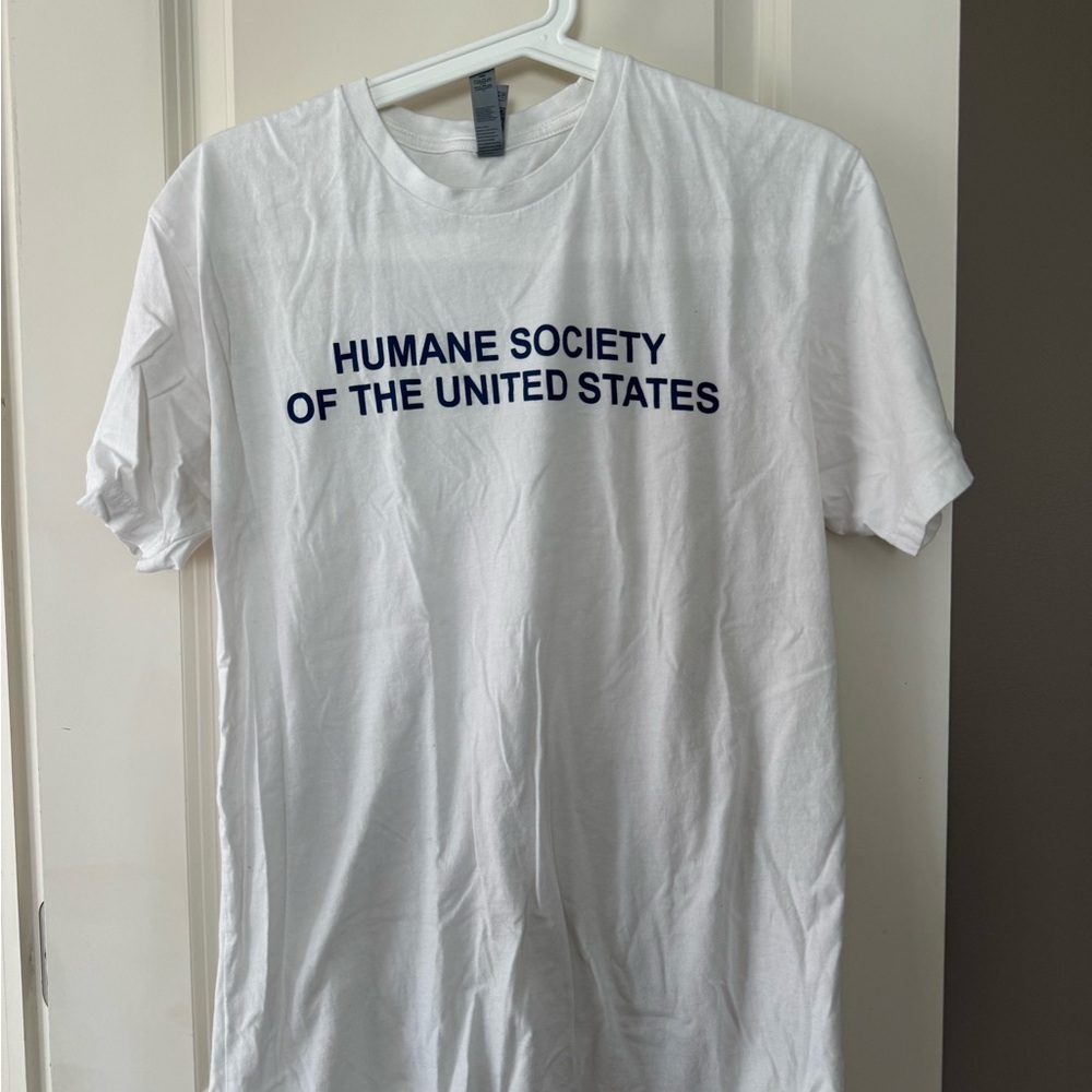 3/$20 White Humane Society Graphic T-Shirt